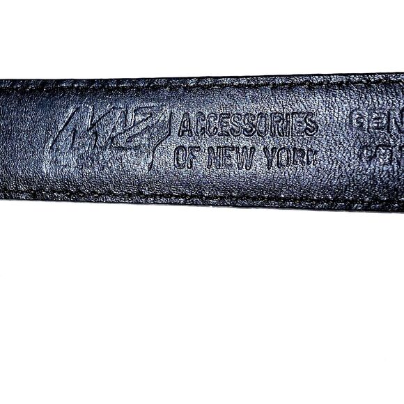 Genuine Snakeskin MZ New York LEATHER Lined Metallic Gray, Silver Hardware Sz 34 main image 8